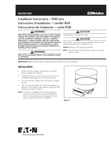 Eaton Metalux RHB Lens Installation Instructions Manual