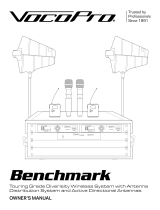 VocoPro BENCHMARK-DUAL-BP Owner's manual