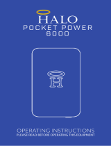Halo Pocket Power 6000 Operating Instructions Manual