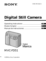 Sony Mavica MVC-FD51 User manual
