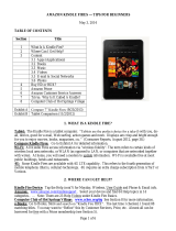 Amazon Kindle Fire Quick Manual