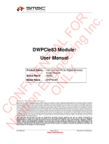SMSC DWPCIe83 User manual