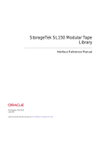 Oracle storagetek sl150 Reference guide