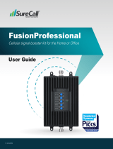 SureCall FusionProfessional Cellular signal booster kit for the Home or Office User manual