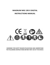 Magnum MIG 190 II DIGITAL User manual