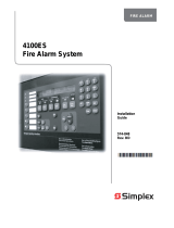 Simplex MINIPLEX 4100ES Series Installation guide