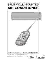 Airwell XLM24STA Operation And Installation Instructions Manual