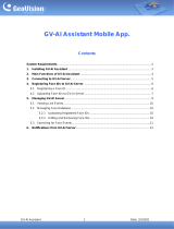 Geovision GV-AI Assistant Mobile App Installation guide