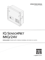YSI IQ SensorNet MIQ/24V Module User manual