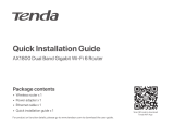 Tenda RX3 Installation guide