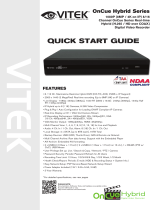 Vitek VT-16HD2A-NH Quick start guide
