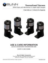 Bunn 1.5Gal(5.7L) TF Server -no Base- Mechanical Sight Gauge, GEN3 Installation guide