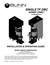 Bunn Single® TF ThermoFresh® DBC® Black 120/240V Installation guide
