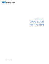 VIA Technologies EPIA-E900 User manual