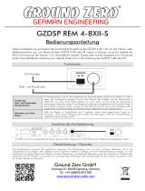 Ground Zero GZDSP REM 4-8XII-S Owner's manual