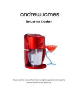 Andrew James Deluxe Ice Crusher User manual