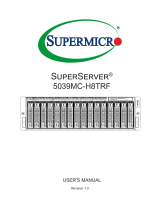 Supermicro SuperServer 5039MC-H8TRF User manual