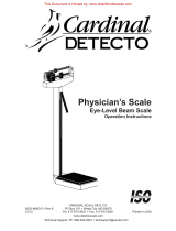 Cardinal Detecto Operation Instructions Manual