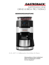 Gastroback 42711 S - Grind and Brew Pro Thermo Owner's manual