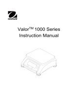 Ohaus V12P30 User manual