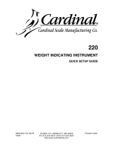 Cardinal 220 Quick Setup Manual
