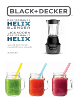 Black and Decker Appliances Performance Helix Blender User manual