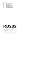 Gaggenau RB 282 User manual