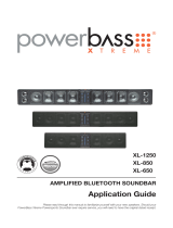 PowerBass XL-1250 Amplified Bluetooth Soundbar Owner's manual