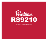 Robertshaw RS9210 Operation User manual