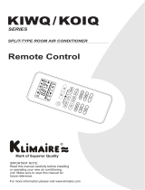 Klimaire KIWQ12H2-3T / KOIQ12H2-3 User manual