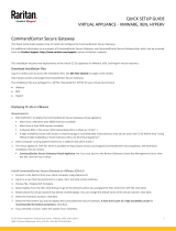 Raritan CommandCenter Secure Gateway Installation guide