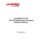ADLINK Technology CoreModule 430 Owner's manual