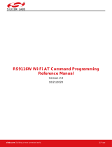 Silicon Labs RS9116W Wi-Fi AT Command Programming  Reference guide