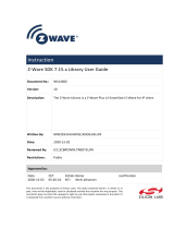 Silicon Labs Z-Ware SDK 7.15.x Library  Reference guide