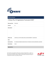 Silicon Labs Z-Wave Plus V2 Application Framework GSDK User guide