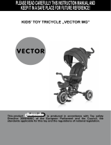 Chipolino Foldable kid's toy tricycle Vector MG Operating instructions
