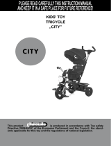 Chipolino Musical kid's toy tricycle City Operating instructions