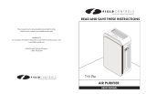 FIELD CONTROLS TRIO Plus Portable Room Air Purifier User manual