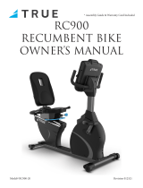 True Fitness 900 Recumbent Bike User manual