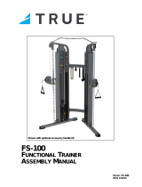 True Fitness FS-100 Functional Trainer User manual