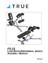 True Fitness FS-22 User manual