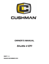 Cushman Model Year 2018-2020 Shuttle 4 Gas User manual