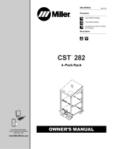 Miller CST 282 4 PACK RACK Owner's manual