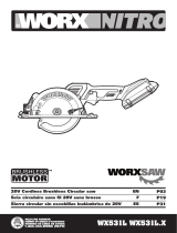 Worx WX531L.9 WORKXSAW Nitro 20V Power Share Cordless Compact  Owner's manual