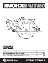 Worx WX520L 20V Cordless Brushless Circular Saw Owner's manual