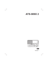 Sangean ATS-909X2 User manual