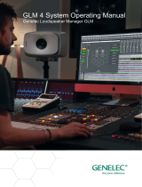 Genelec GLM Software Operating instructions