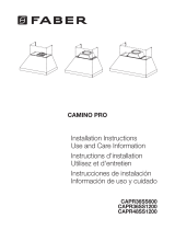 Faber Camino Pro - 36 SS 1200 cfm Installation guide