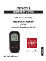 Omron Max Power Relief PM500 User manual