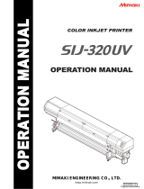 MIMAKI SIJ-320UV Operating instructions